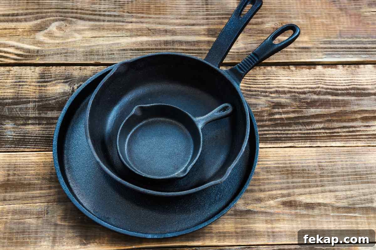 Cast iron bakeware