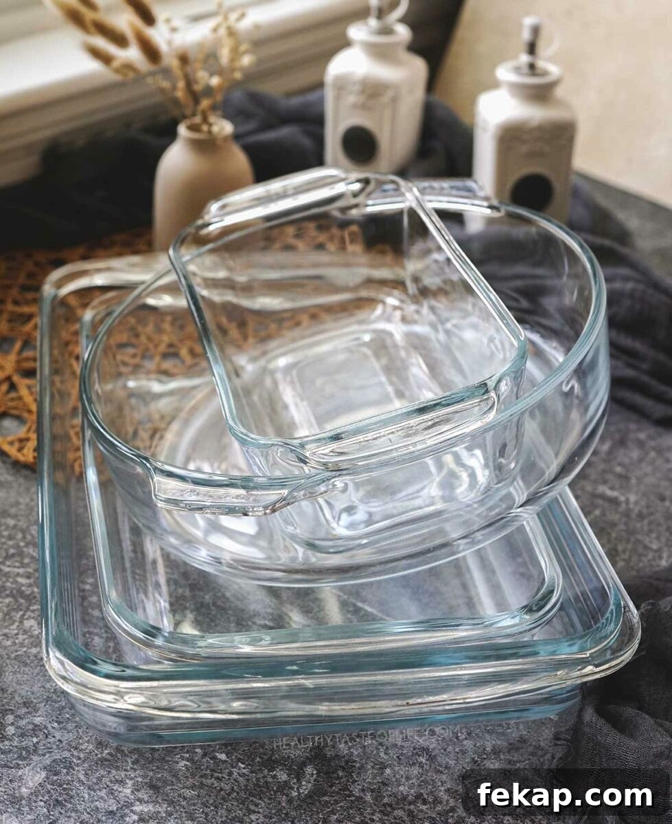 Glass bakeware