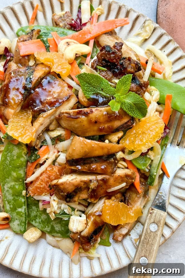 Crunchy Sesame Grilled Chicken Salad Recipe 2 Crunchy Grilled Sesame Chicken Salad Primal Gourmet