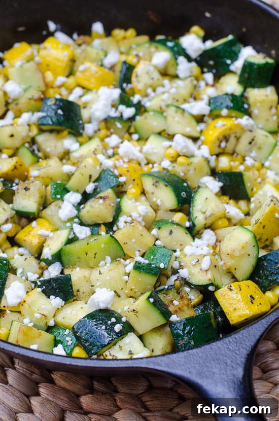 15 Flavorful Side Dishes to Elevate Any Meal 15 Zucchini-and-Sweet-Corn-with-Feta-011