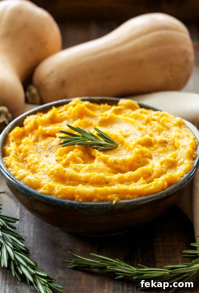 15 Flavorful Side Dishes to Elevate Any Meal 17 MashedButternutSquashwithGoatCheeseandRosemary1