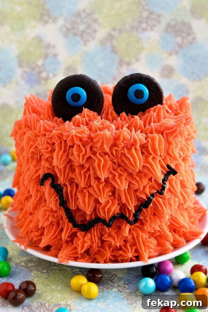 How to Make a Monster Cake for Kids' Birthdays 2 Easy Monster Cake