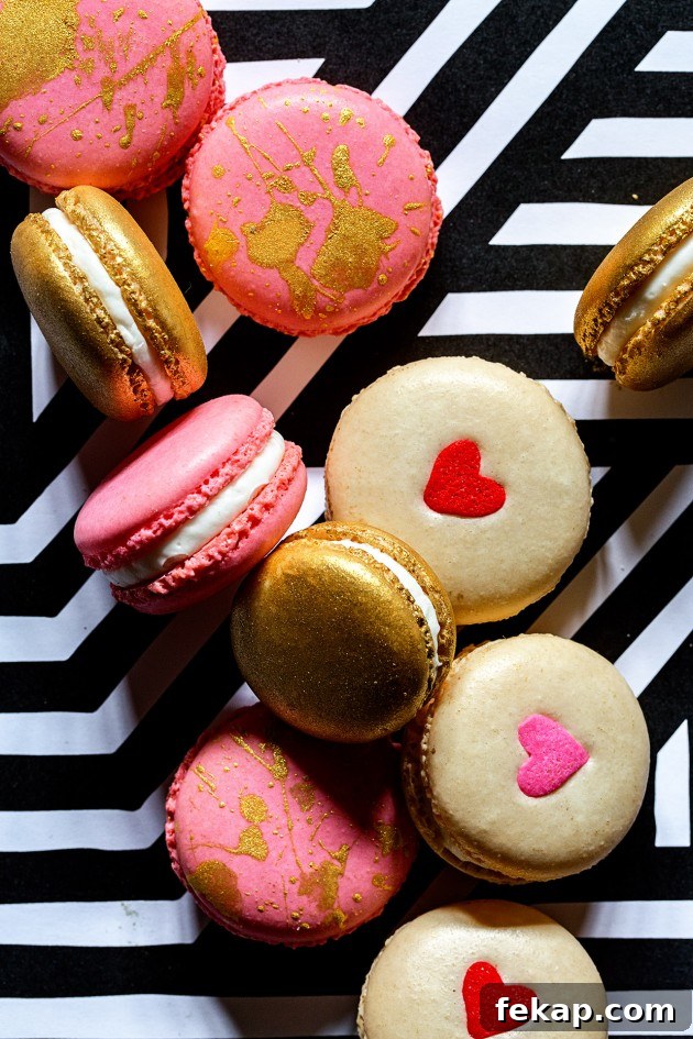 Valentine's White Chocolate Macarons Recipe 3 Valentine's White Chocolate Macarons | Bakers Royale
