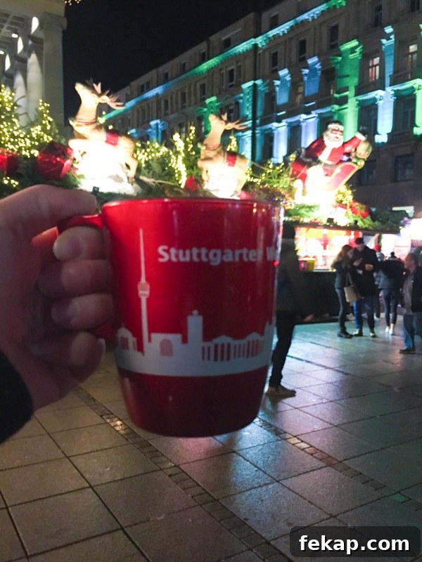 Mugs of mulled wine