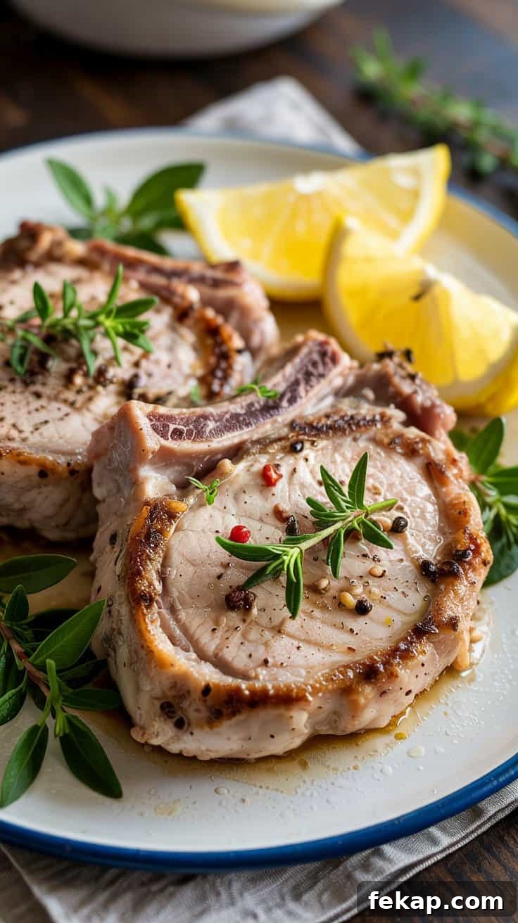 Lemon Herb Pork Chops