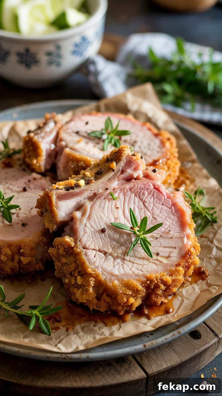 Panko-Crusted Air Fryer Pork Chops