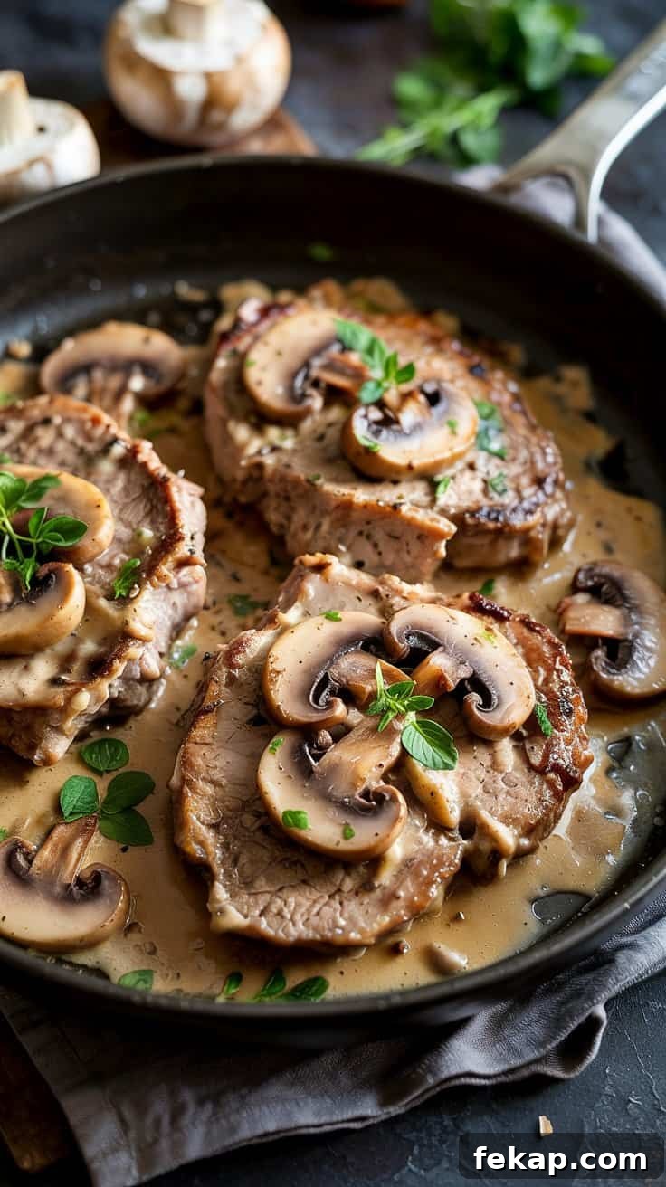 Creamy Mushroom Pork Chops