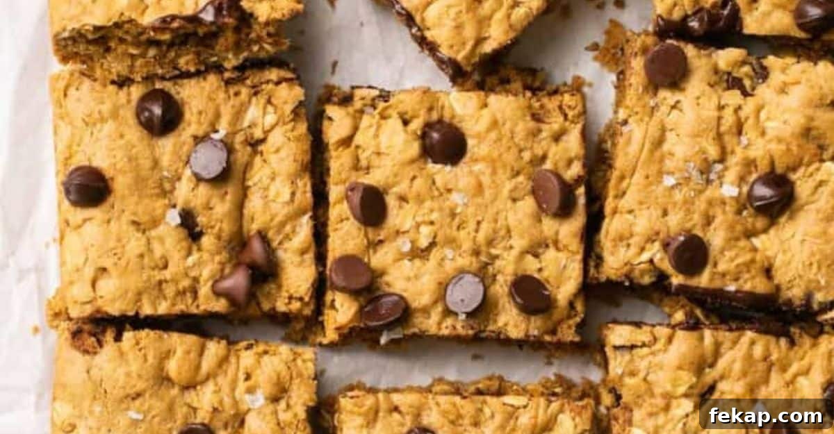 21 Irresistible Cookie Bar Recipes for Every Occasion 17 Healthy Peanut Butter Oatmeal Cookie Bars