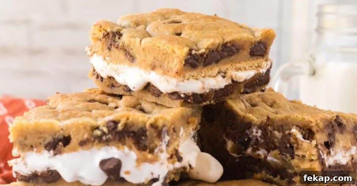 21 Irresistible Cookie Bar Recipes for Every Occasion 7 S'mores Cookie Bars