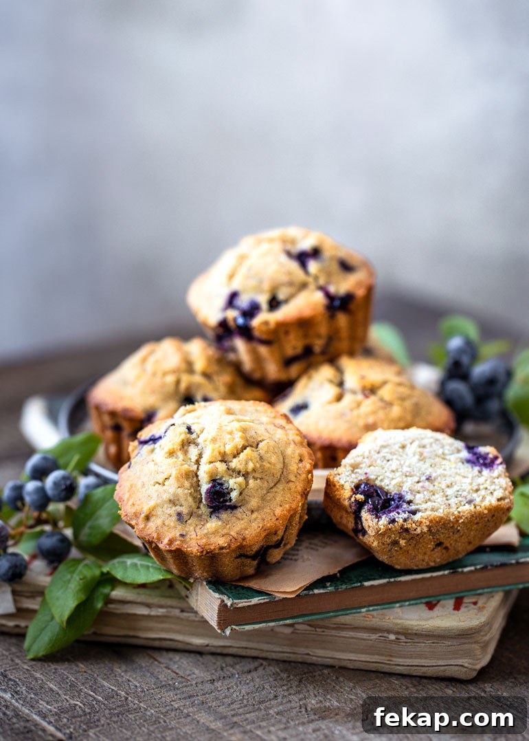 Moist Gluten-Free Banana Blueberry Muffins Recipe 3 Gluten-Free Banana Blueberry Muffins