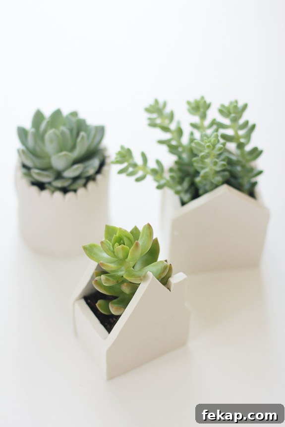 DIY clay pots | 25+ More Handmade Gift Ideas Under $5