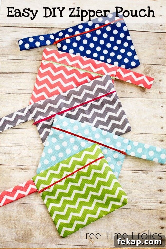 Easy DIY Zipper Pouch | 25+ More Handmade Gift Ideas Under $5