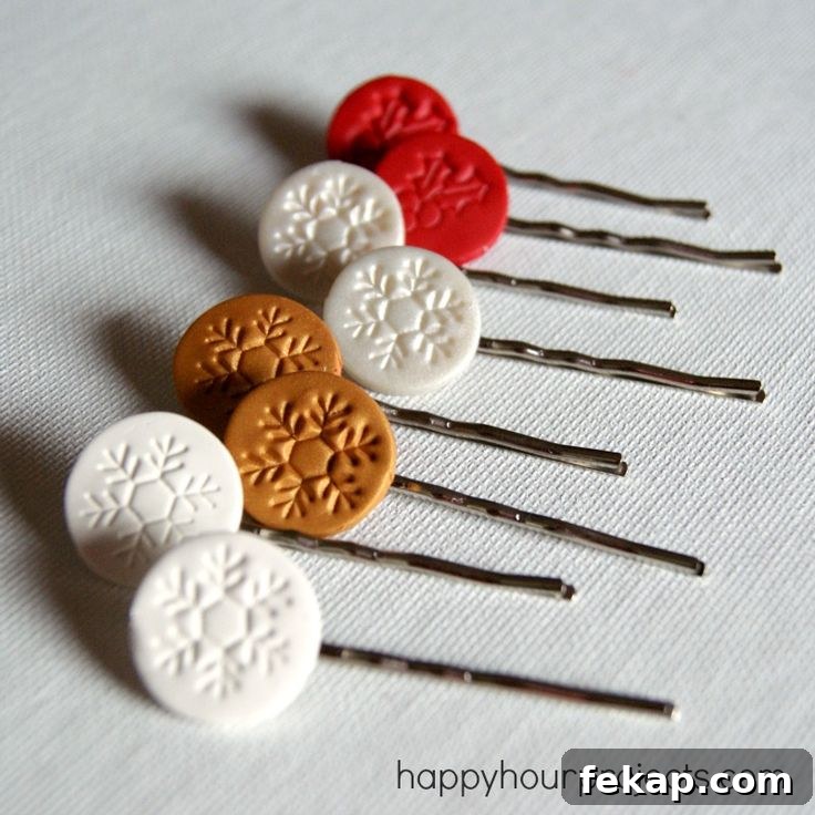 Christmas Hair Pins | 25+ More Handmade Gift Ideas Under $5