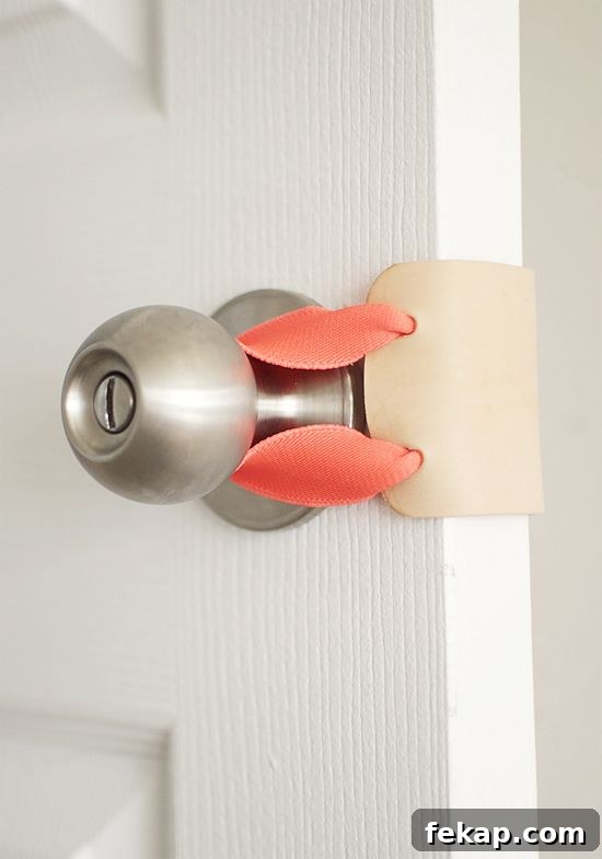 DIY No-Sew Door Muff | 25+ More Handmade Gift Ideas Under $5