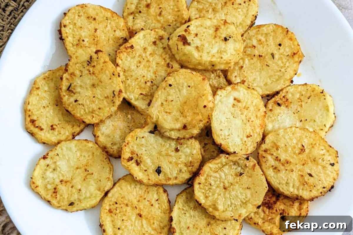 Air Fryer Potato Recipes for Crispy Golden Potatoes 12 Crispy air fryer potato slices