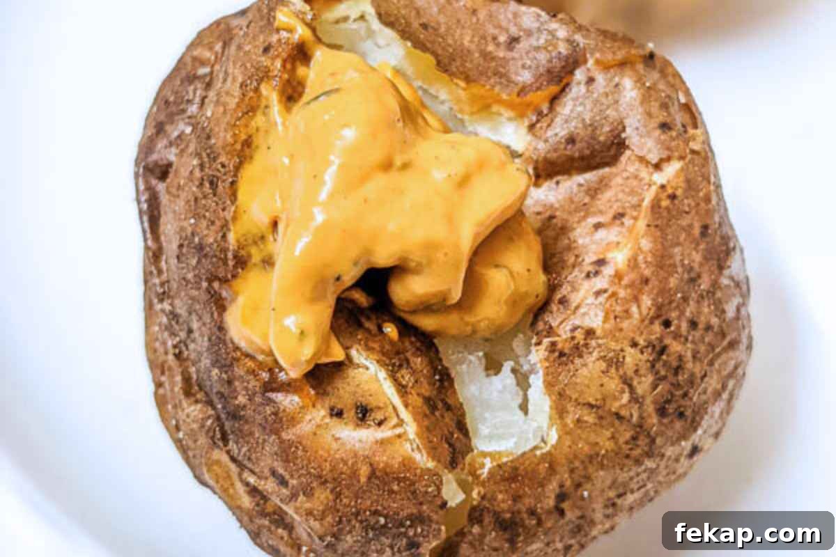 Air Fryer Potato Recipes for Crispy Golden Potatoes 15 Air fryer baked potato with crispy skin