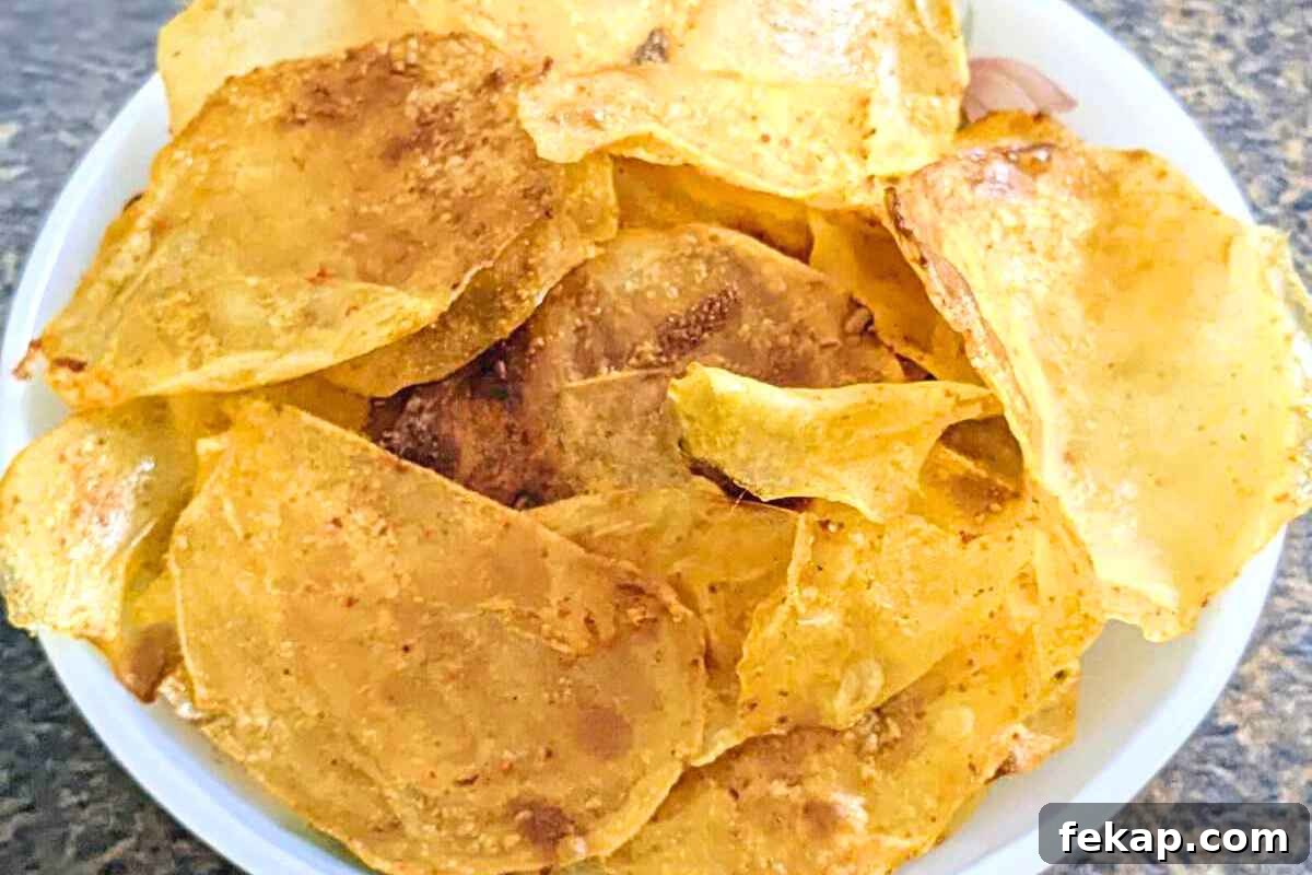 Air Fryer Potato Recipes for Crispy Golden Potatoes 6 Crispy air fryer potato chips