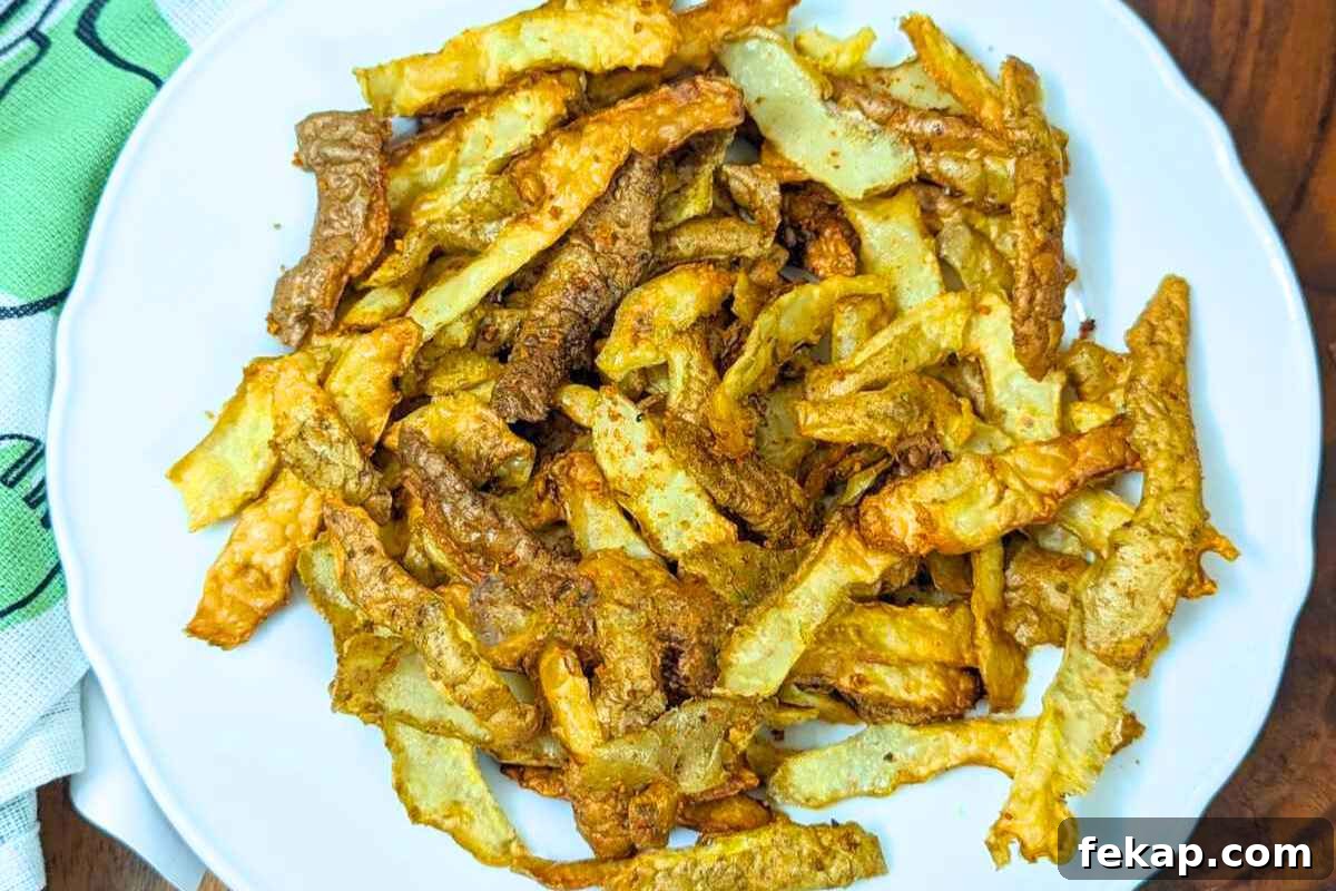 Air Fryer Potato Recipes for Crispy Golden Potatoes 7 Crispy air fryer potato peels