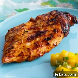 Cilantro-Pineapple Grilled Chicken Recipe 5 Pineapple Grilled Chicken with mango salsa