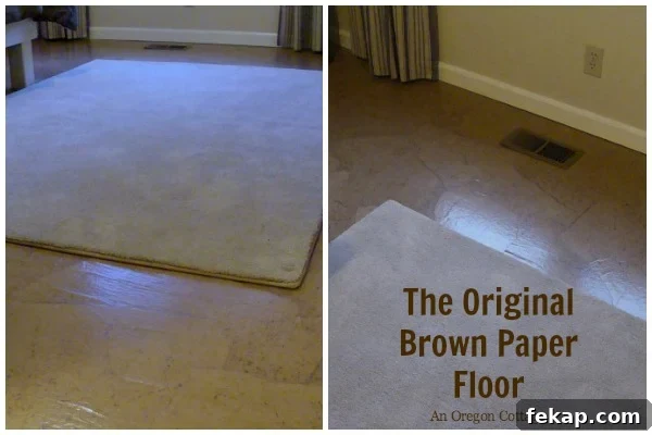 Teen Bedroom Makeover Reveal: Before and After Tour 10 Teen Bedroom Makeover - The Original Brown Paper Flooring Technique at An Oregon Cottage