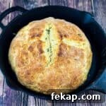 How to Make Irish Soda Bread Without Buttermilk 7 Homemade Irish soda bread baked in a cast iron skillet.