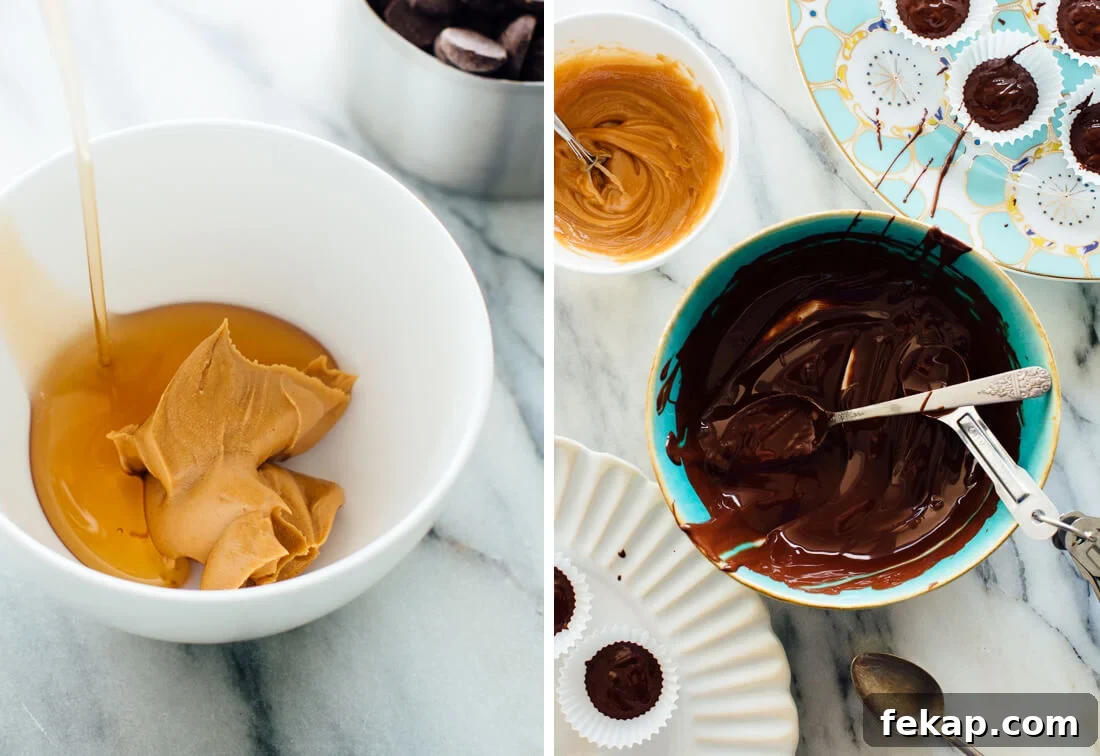 Homemade Mini Peanut Butter Cups Recipe 3 Mini peanut butter cup ingredients