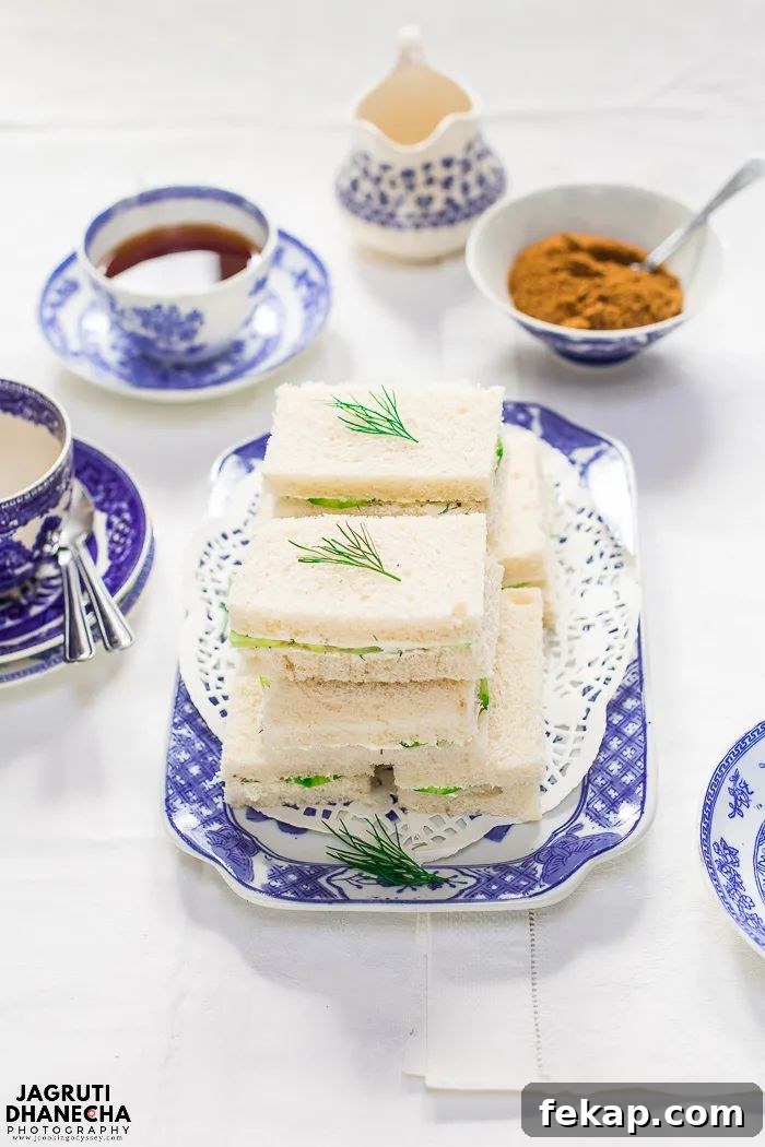 cream cheese cucumber sandwiches