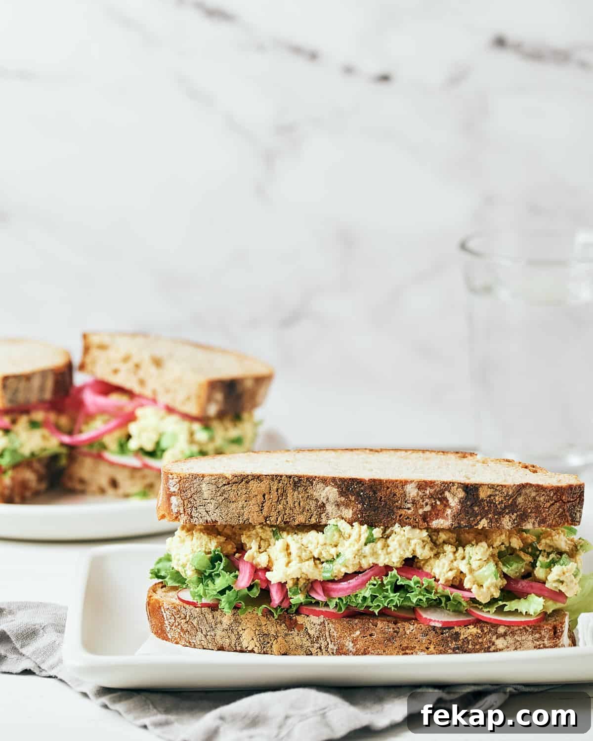 tofu salad sandwich