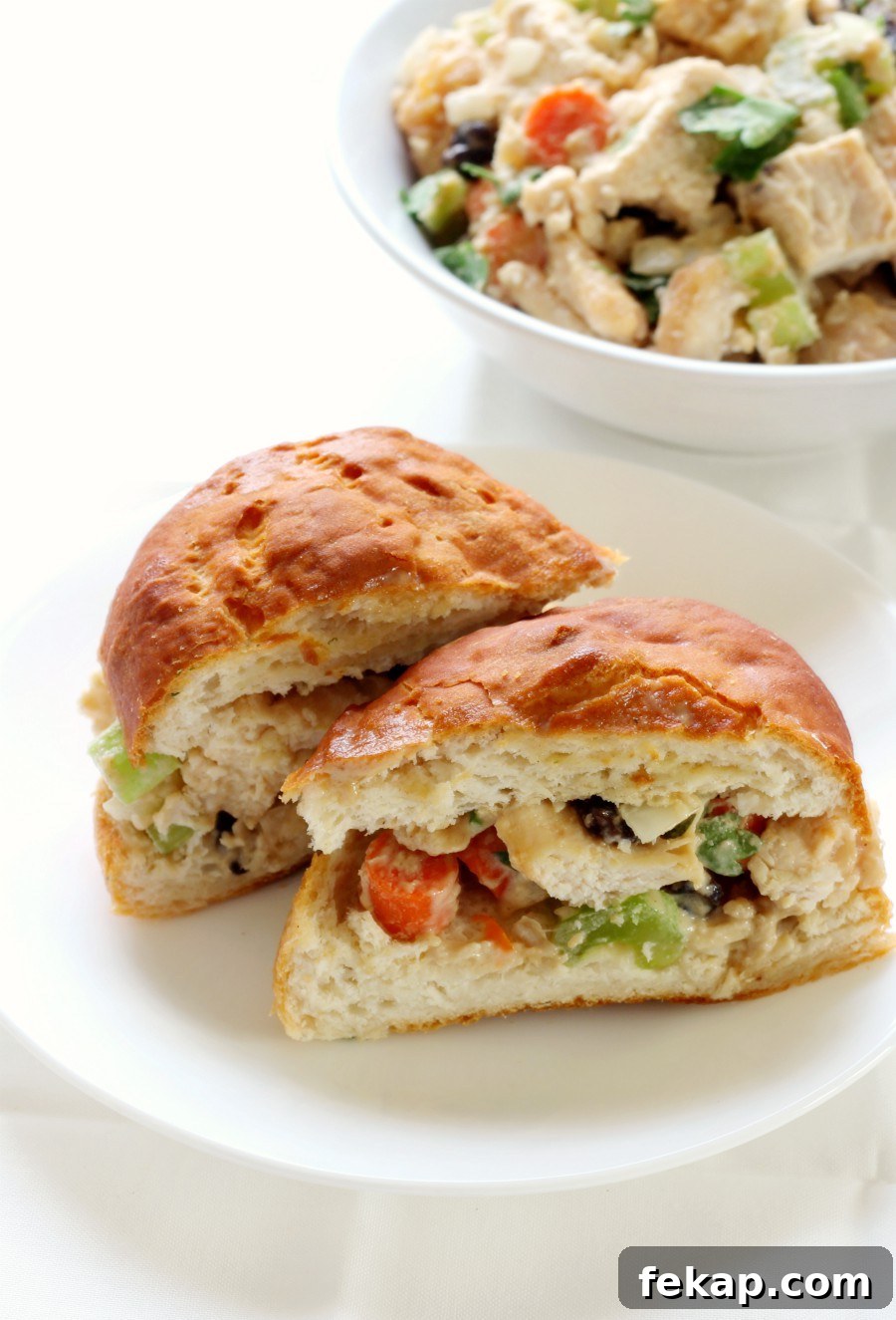 tahini chicken salad