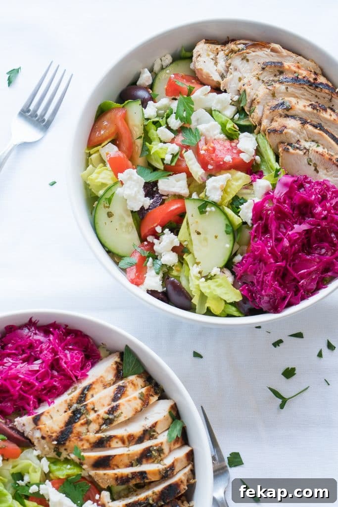 meditaerranean salad bowl