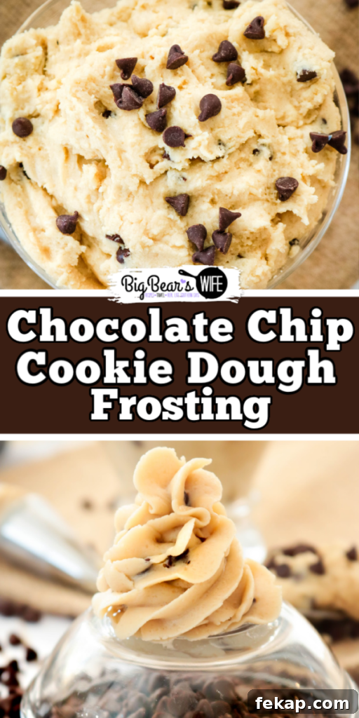 Chocolate Chip Cookie Dough Frosting Recipe 7 Chocolate Chip Cookie Dough Frosting - promotional image