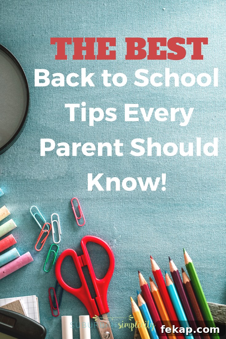 10 Back-to-School Tips Every Parent Needs 2 These back to school tips will help you and your kids start the year right! Parents love these clever ideas because they help keep things organized and efficient for the school year.