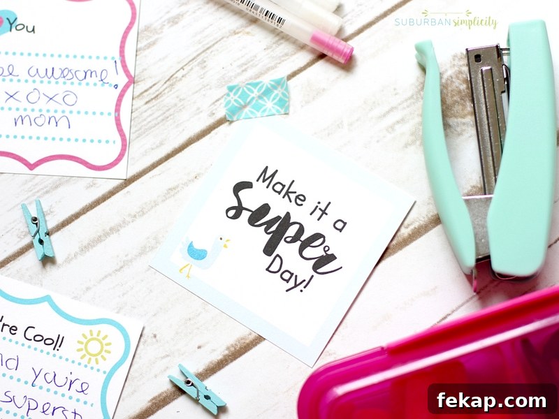 10 Back-to-School Tips Every Parent Needs 4 These printable lunchbox notes are sure to put a smile on your kid's face for the rest of their school day! What better way to say I love you while they're away.