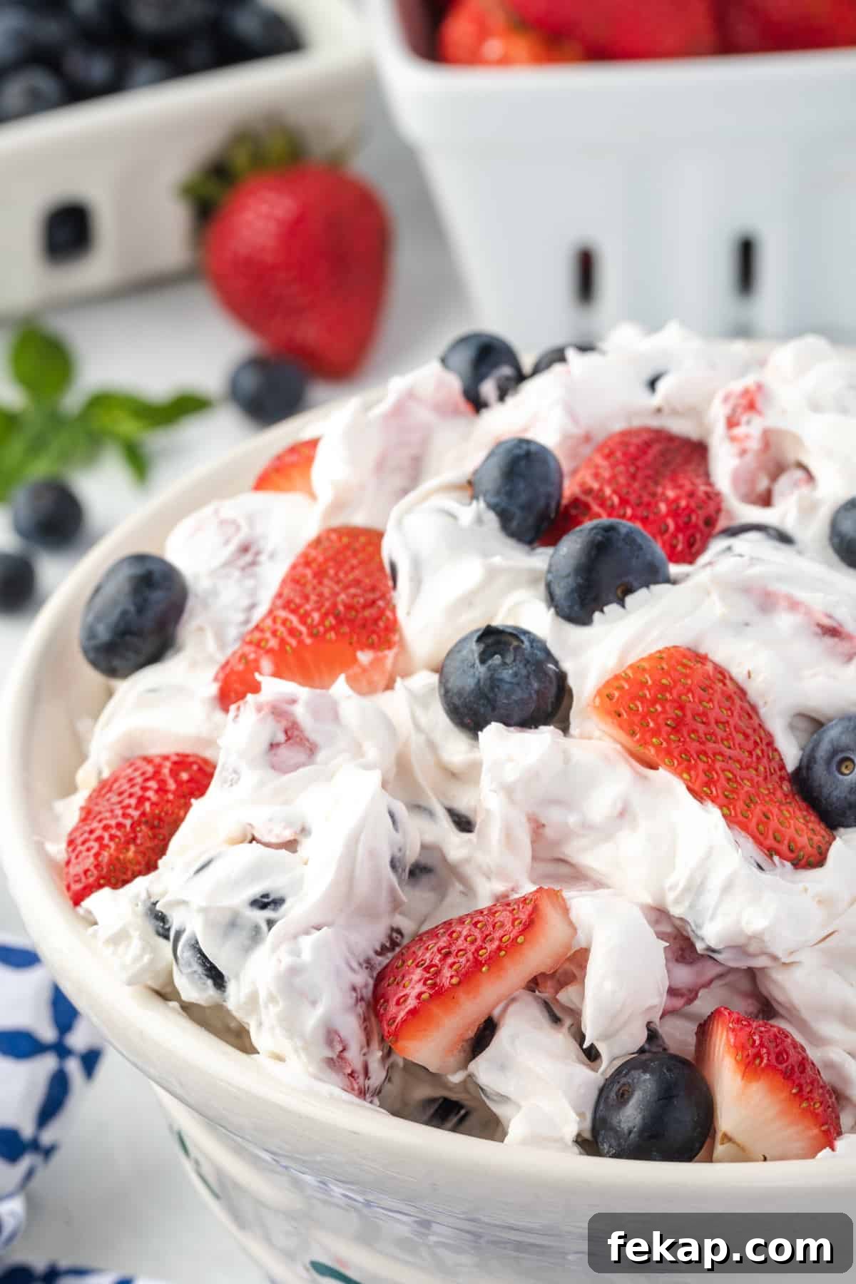 How to Make Chocolate Cheesecake Mousse Cups 19 Red, White, and Blue Cheesecake Salad