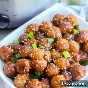 Slow Cooker Asian Meatballs