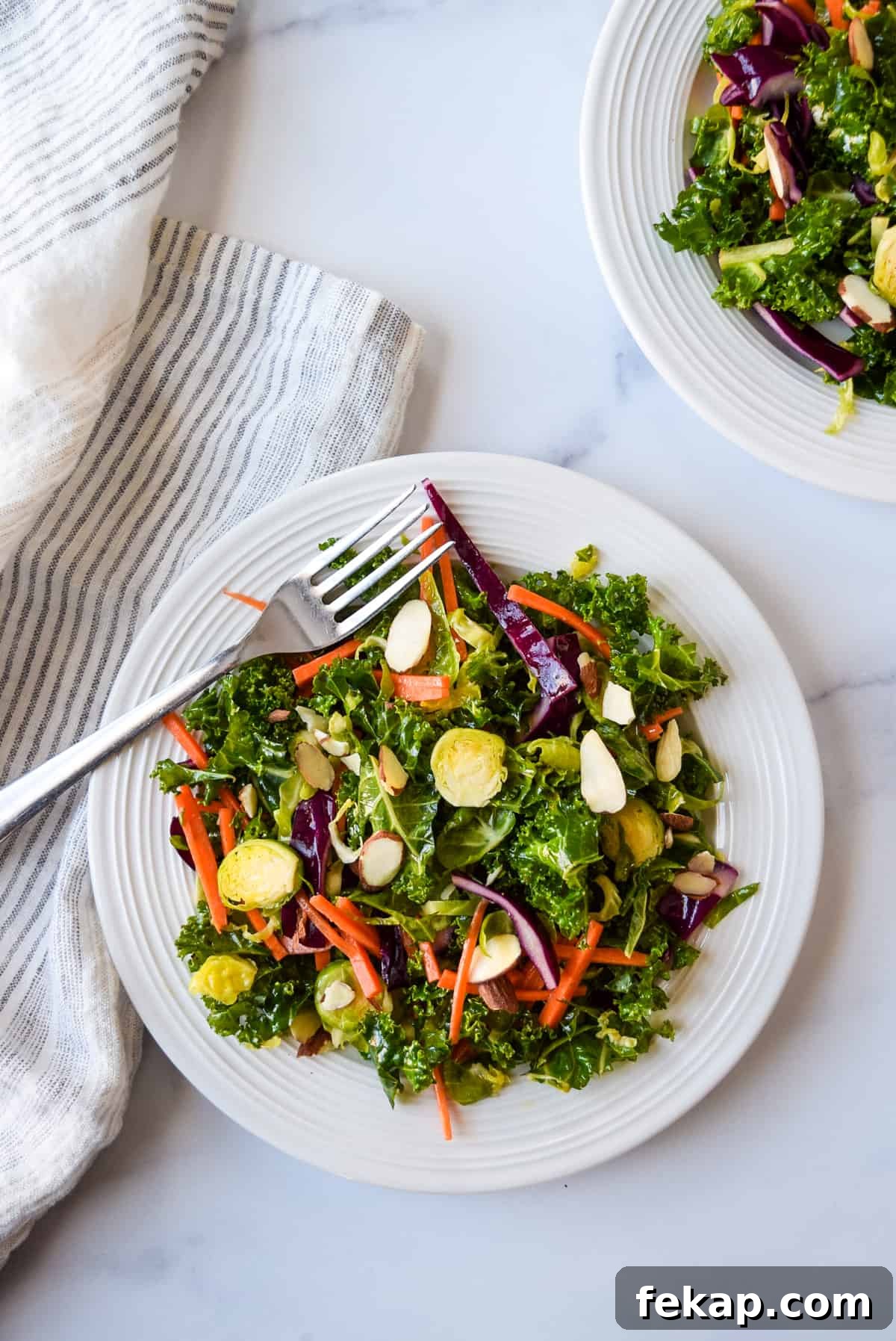 Crunchy Cruciferous Salad with Honey Mustard Vinaigrette 3 Cruciferous Crunch Salad with Honey Mustard Vinaigrette