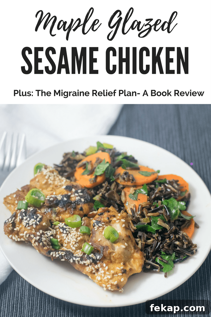 Maple Sesame Glazed Chicken and The Migraine Relief Plan Review 2 img 2926 1