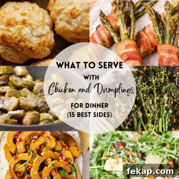 What to serve with chicken and dumplings