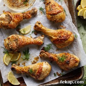 Crispy Lemon Pepper Chicken Drumsticks