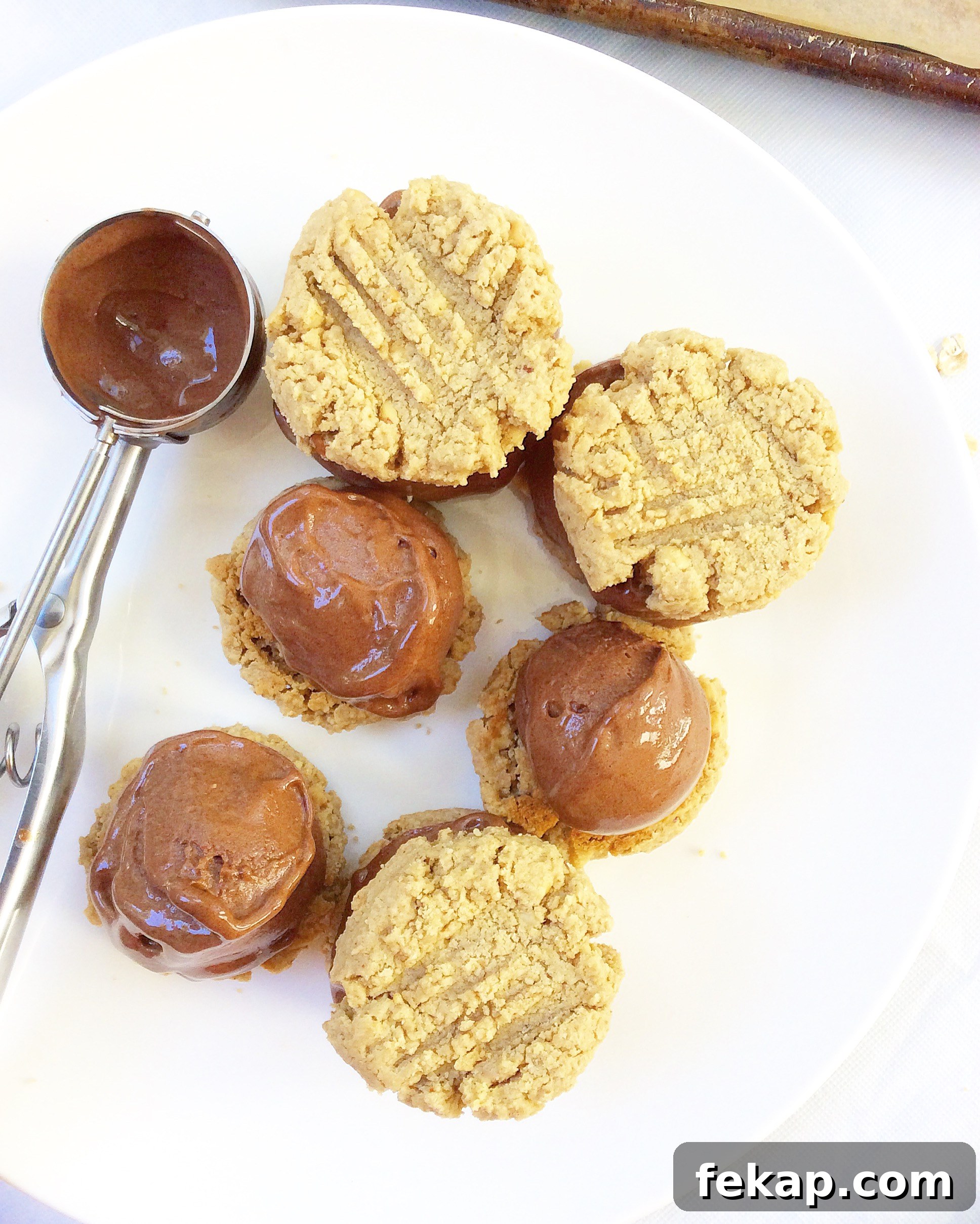 Chocolate Peanut Butter Banana Ice Cream Sandwiches (V/GF)