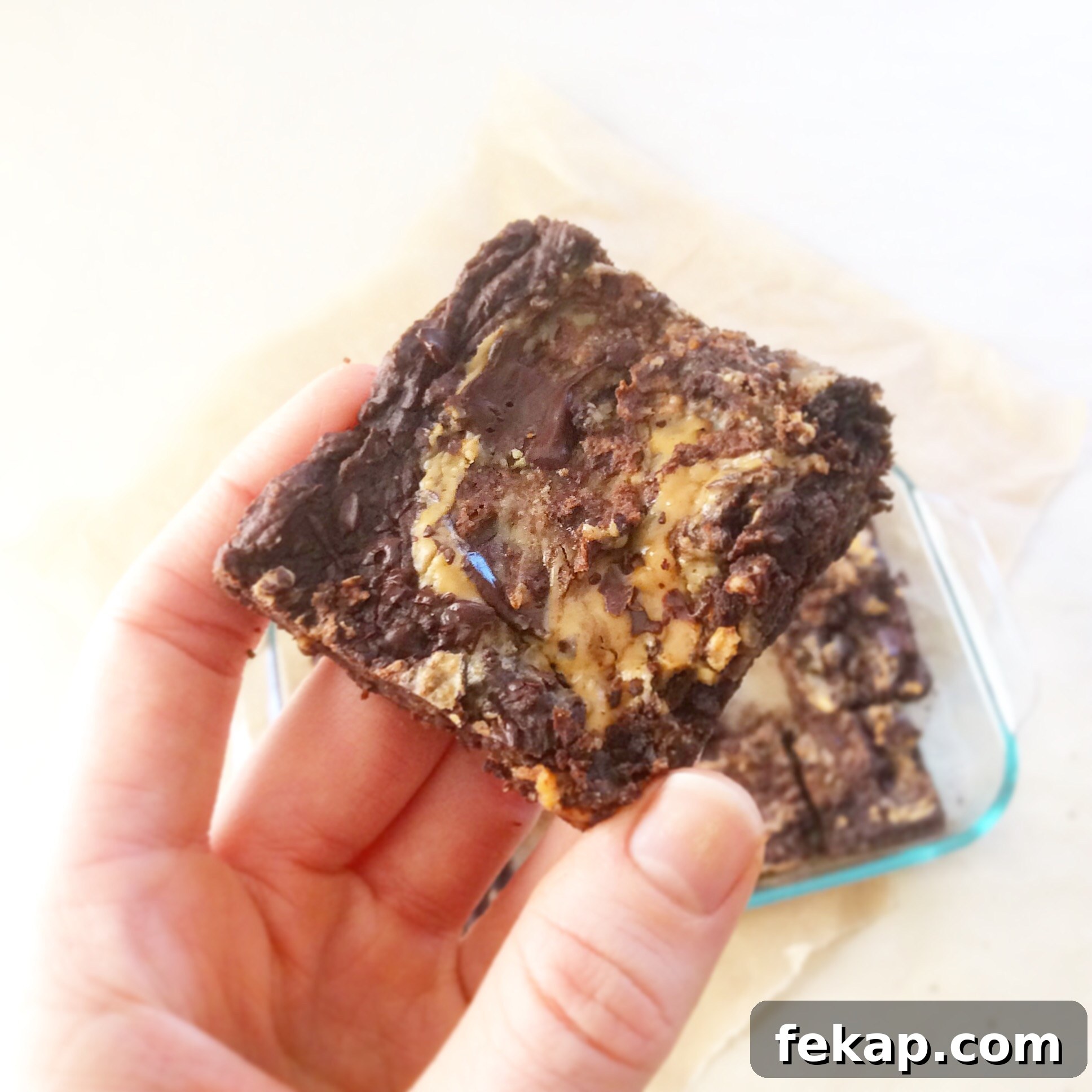 peanut butter swirl black bean brownies