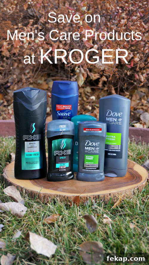 Kroger Mens Care Deals Axe Dove Degree Suave and More 5 Save on Men's Personal Care Products during Kroger's mini Mega Savings event. Kroger Deals on Men's Care