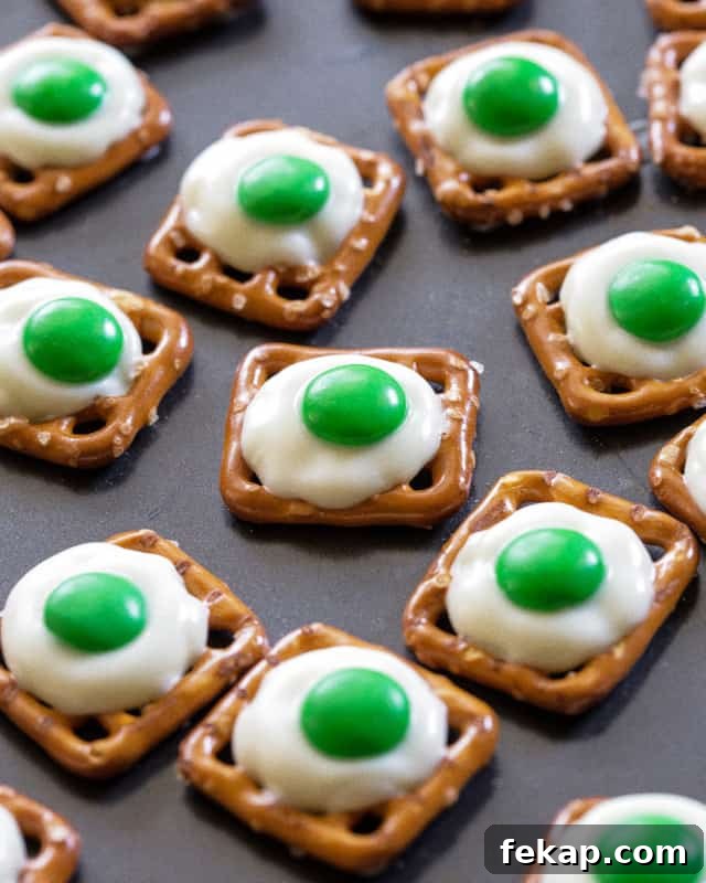 Green Eggs and Ham Pretzels Recipe for St. Patrick's Day 2 Green Eggs and Ham