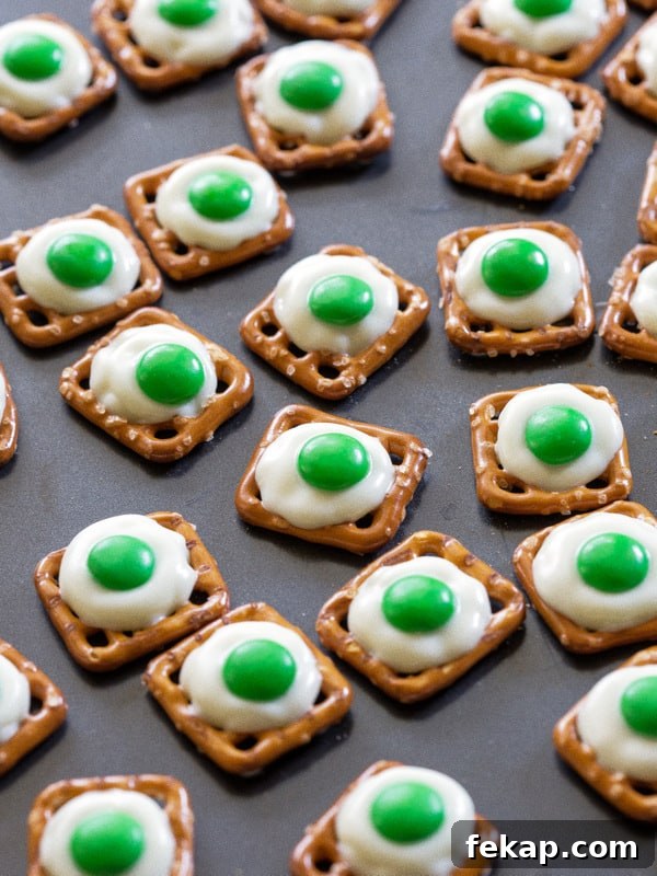 Green Eggs and Ham Pretzels Recipe for St. Patrick's Day 8 Green Eggs and Ham