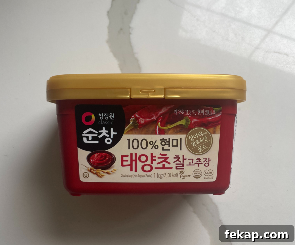 Budae Jjigae: Spicy Korean Army Stew Recipe 4 Gochujang jar