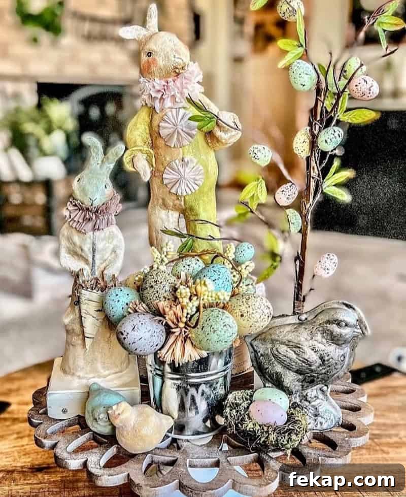 30 Vintage Easter Decor Ideas to Bring Spring Indoors 7 img 32692 21