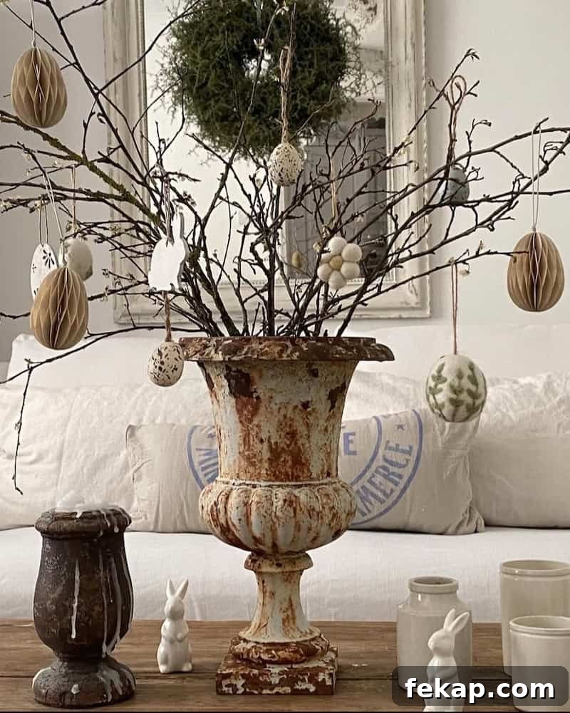 30 Vintage Easter Decor Ideas to Bring Spring Indoors 9 img 32692 23