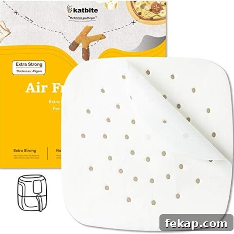 Katbite Air Fryer Parchment Paper Liners