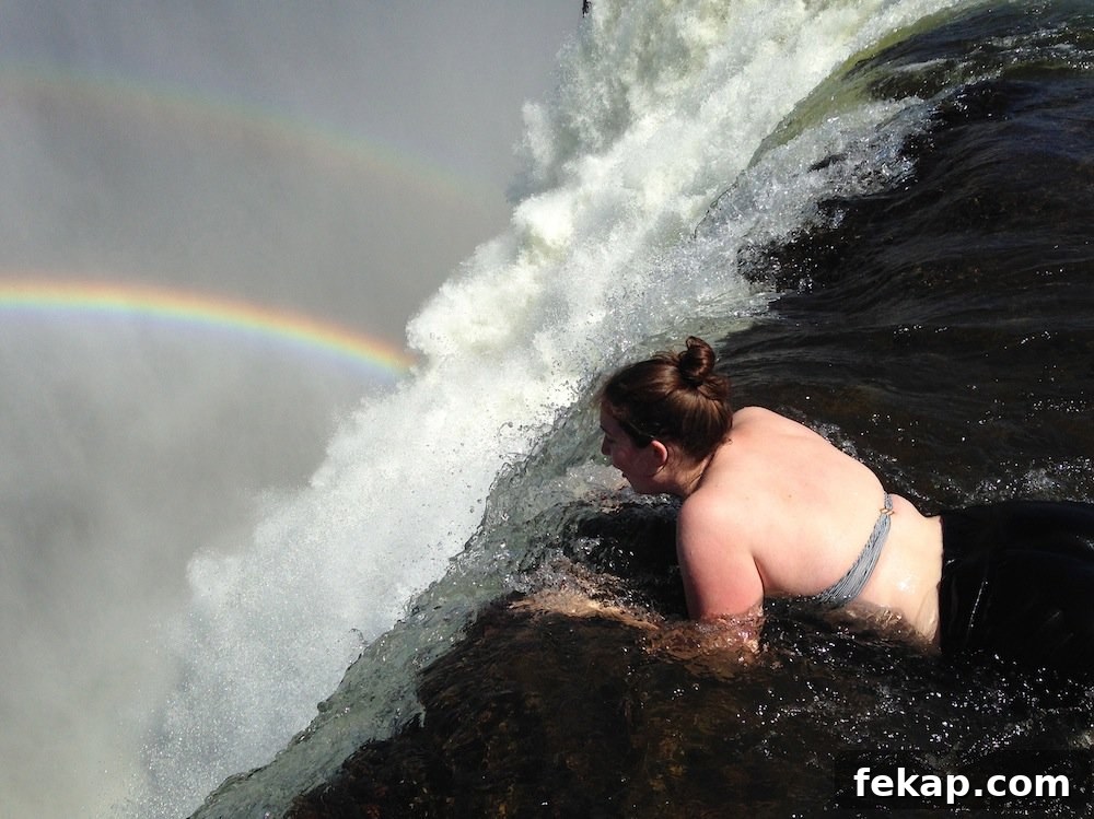 Leaving South Africa: Why I Said Goodbye 11 Looking over Victoria Falls from Devil’s Pool