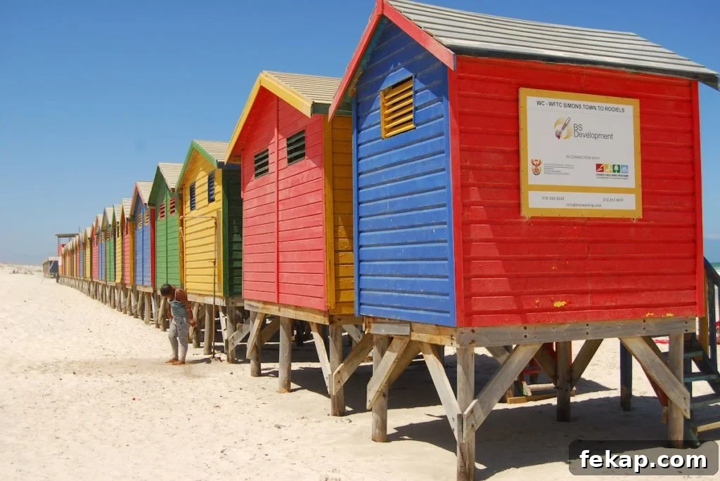 Leaving South Africa: Why I Said Goodbye 9 Changing rooms on Muizenberg Beach